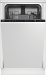 Beko BDIS36020 integruojama indaplovė, 45cm, 10 komplektų, E klasė, balta