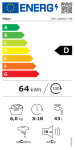 Midea | Washing Machine | MF110W60/T-HR | Energy efficiency class D | Front loading | Washing capacity 6 kg | 1000 RPM | Depth 4