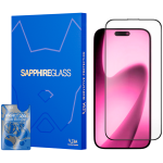 iLera Sapphire Ultra Glass 2.0 ekrano apsauginis stiklas iPhone 17 Air, juoda