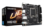 GIGABYTE H610I Motherboard - Supports Intel Core 14th CPUs, 4+1+1 Hybrid Digital VRM, up to 5600MHz DDR5, 1xPCIe 3.0 M.2, GbE LA