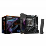 Gigabyte Z890I AORUS ULTRA | Processor family Intel | Processor socket LGA1851 | DDR5 | Supported hard disk drive interfaces M.2