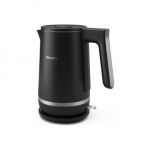 Philips Double Walled Kettle | HD9395/90 | Electric | 2200 W | 1.7 L | Stainless steel/Plastic | 360 rotational base | Black