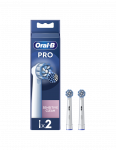 Oral-B | Replaceable toothbrush heads | EB60X-2 Sensitive Clean Pro | Heads | For adults | Number of brush heads included 2 | Wh