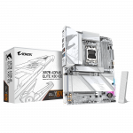 Gigabyte X870 AORUS ELITE X3D ICE | Processor family AMD | Processor socket AM5 | DDR5 | Supported hard disk drive interfaces SA