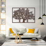 Medinis trijų dalių paveikslas Ąžuolas triptikas