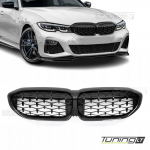 M340-look priekinės Grotelės skirtos BMW G20 / G21 (18-22), juodos blizgios