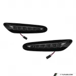 LED posūkiai ant sparnų, komplektas skirtas BMW E81 / E82 / E87 / E88, tamsinti