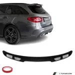 MX Spoileris ant Bagažinės skirtas Mercedes S205 (W205) universalui, juodas blizgus