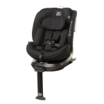 4baby Enzo-fix autokėdutė (40-150 cm) juoda