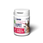 GIGI FitPET Pet Supplement for Energy Boost maisto papildas &scaron;unims ir katėms svorio ir energijos palaikymui 30 kaps.