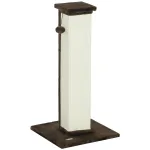 Draskyklė 81 cm su kabančiu kamuoliuku, sizalio stulpu ir pliu&scaron;u, katėms iki 5 kg, kreminė/ruda