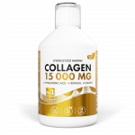 Swedish Nutra &ndash; Marine Collagen 15 000 mg skystas jūrinis kolagenas su hialurono rūg&scaron;timi, retinoliu ir vitaminais, 500 ml