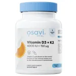 Osavi vitaminas D3 + K2 4000 TV / 150 &micro;g &ndash; 60 kapsulių