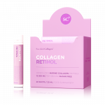 Geriamo jūrinio kolageno + retinolio &scaron;otai - Swedish Collagen Retinol Shots (odai, plaukams, nagams, prie&scaron; senėjimą), 20&times;25 ml