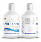 Swedish Nutra - skystas jūrinis kolagenas 10 000 mg su peptidais ir biotinu, 500 ml