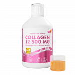 Swedish Nutra - Marine Collagen 12 500 mg su hialurono rūg&scaron;timi ir vitaminais, 500 ml