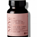 MiY&eacute; - Intimate & Intestinal Flora, probiotikai su prebiotikais intymios ir žarnyno floros balansui, 60 kaps.