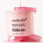 Medicube PDRN Pink Collagen Toning Gel Toner Pad - geliniai toniko padeliai su PDRN ir kolagenu, 70 vnt