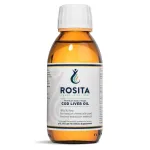Rosita EVCLO skysti žuvų taukai &ndash; menkių kepenų aliejus, 150 ml
