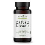 N&auml;rok&auml;llan &ndash; GABA 500 mg ir L-teaninas 100 mg, 60 kapsulių