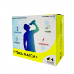 4+ Nutrition HYDRA MATCH+ 20pak x 19g : Skonis - Sunny fruit (persikas ir laimas)
