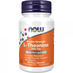Now Double Strength L-Theanine 200 mg 60 kaps.