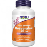 Now Resveratrol Extra Strength 350 mg 60 kaps.