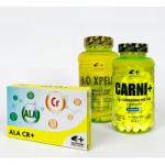 Rinkinys moterims lieknėjimui 4+ Nutrition H2O Xpell + Ala CR+ + Nutrition CARNI+ Carnitine