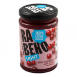 Rabeko Light Jam 230 g Raudonųjų serbentų džemas less sugar