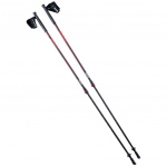 Nordic Walking lazdos Hi-Tec Eclipsis - Juoda/Raudona