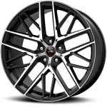 R21x11.5J 5X112 ET40 CB-66.6 Matt Black Polished