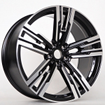 R20x8.5J 5X120 ET30 CB-72.6 Black Face Machined