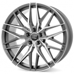R20x8.5J 5X112 ET45 CB-73.1 Matt Gun Metal Full Polished (Mgmfp)