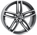 R20x8.5J 5X120 ET40 CB-64.1 Himalaya Grey Voll-Poliert (HGVP)