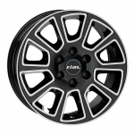 R18x7.5J 6X139.7 ET47 CB-93.1 diamond-black frontpolished
