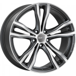 R20x11J 5X120 ET37 CB-74.1 Gun Met-Mirror Face