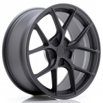 JR Wheels SL01 18x8 ET35 5x120 Matt Gun Metal Alloy Wheel