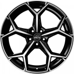 R22x10.5J 5X112 ET30 CB-66.6 Piano Black Diamond