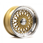 R15x7J 5x98 ET28 CB-73.1 GLOSS GOLD & POLISHED