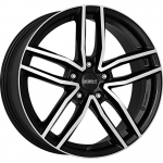 R18x8J 5X112 ET35 CB-70.1 Black/polished