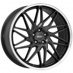 R18x8J 5X112 ET48 CB-70.1 Gunmetal/polished lip