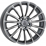 R18x9J 5X112 ET33 CB-66.6 Gun Met-Mirror Face