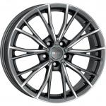 R18x8J 5X112 ET20 CB-66.6 Gun Met-Mirror Face