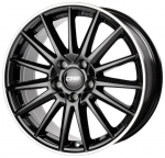 R20x8J 5X108 ET55 CB-63.4 Diamond Rim Black Gloss