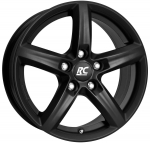 R16x6.5J 4X108 ET20 CB-65.1 Schwarz Klar Matt (SKM)