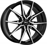 R18x8J 5X112 ET35 CB-66.6 Schwarz Glanz Voll-Poliert (SGVP)