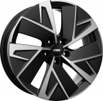 R18x7.5J 5X112 ET50 CB-57.1 Diamond Black Gloss