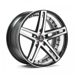 R22x9J 5x127 ET30 CB-74.1 GLOSS BLACK & POLISHED