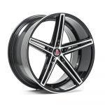 R19x8.5J 5x127 ET40 CB-72.6 GLOSS BLACK & POLISHED