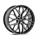 R18x8.5J 5x118 ET40 CB-72.6 GLOSS BLACK & POLISHED